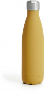 Butelka z gumową powłoką NILS 12/24H 0,5 L, żółty mat