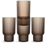 BILLI SZKLANKI 4-SZT, BRĄZOWE