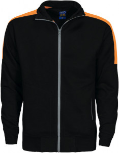 2123 BLUZA NA ZAMEK Z ODBLASKAMI NA RAMIONACH